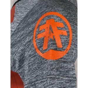 T-Shirt Donna American Fighter Trinity Biker MMA, Cotone - Colore Verde/Grigio